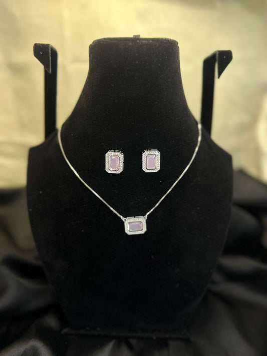 Velvet Dusk – Crystal Accent Jewelry Set