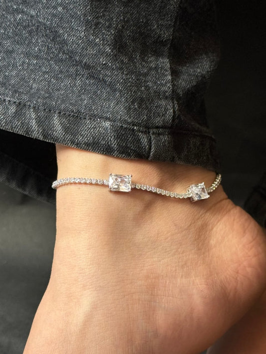 Crystal Shine Zircon Anklet